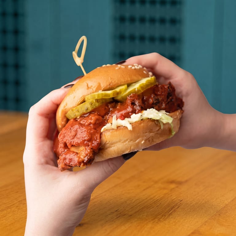 Fried Chicken Sandwich Delight