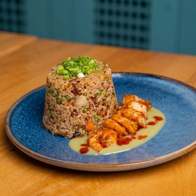 Shrimp and Rice.